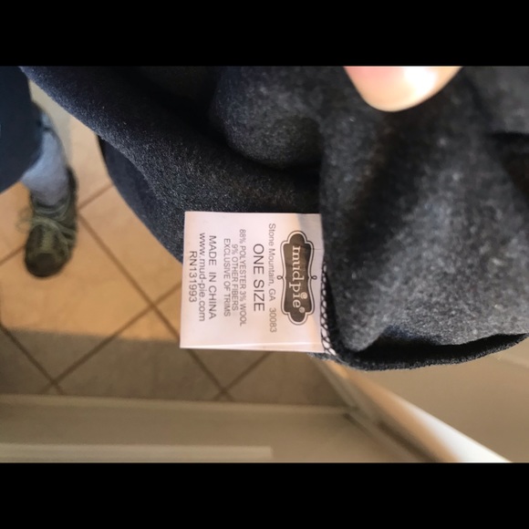 NWT Mud Pie Charcoal Vest - Picture 6 of 6